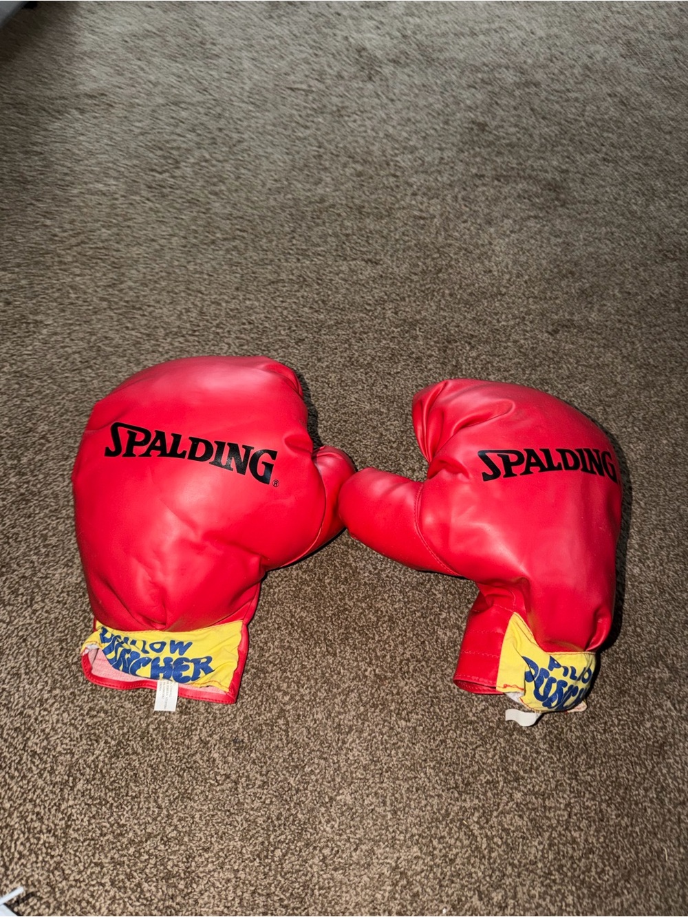 Spalding Pillow Punchers Boxing Gloves Vintage Classic Throwback Used Pre Owned.